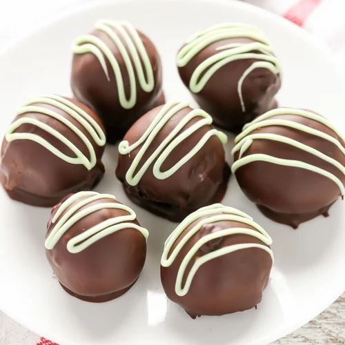 Mint Chocolate Truffles